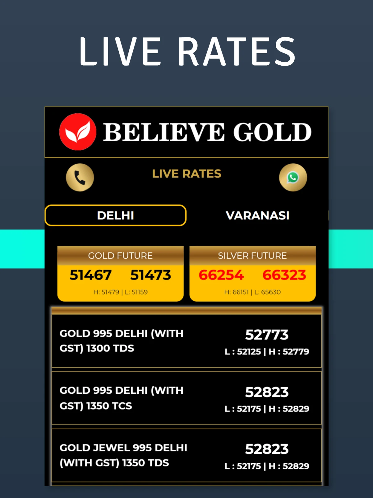 Believe Gold screenshot